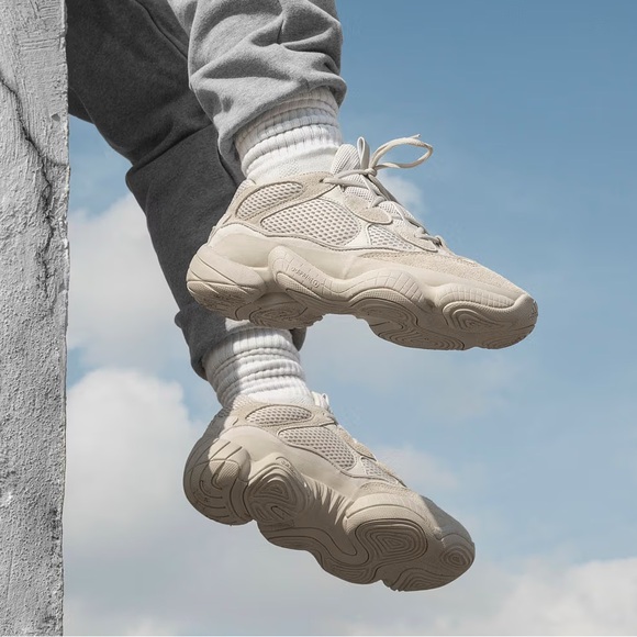 Adidas Yeezy 500 Blush/Desert Rat Sneakers Men's Size